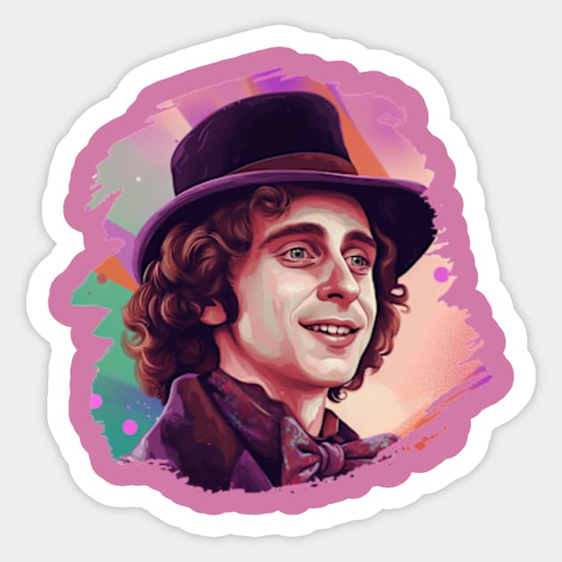 Willy Wonka Sticker by Pixy Official